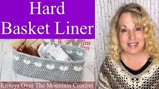 How to Starch and Stiffen Crochet Projects with Sta-Flo - Part 4 of 4 for  the Crochet Round Basket 