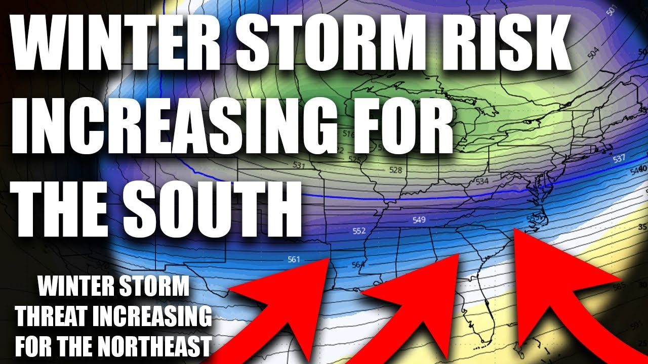 Winter Storm Chances Increasing For The South Next Week.. A Rare Storm ...
