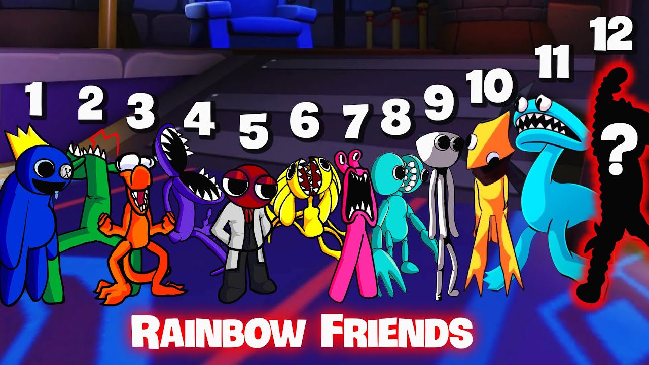 New Rainbow Friends VS New 2D Rainbow Friends 🎶 Friday Night