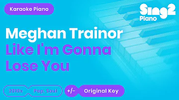 Like I'm Gonna Lose You (Piano karaoke demo)