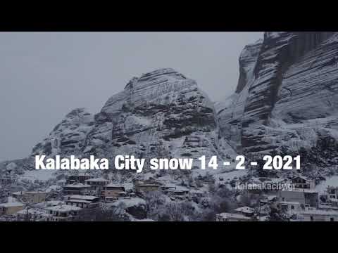 Καλαμπάκα City snow