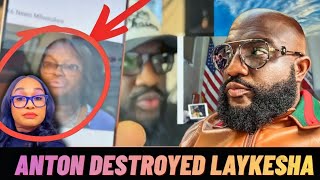 @AntonDaniels JUST DESTROYED HIS FEMALE STALKER & JAILBIRD @lakeyshakeysha 