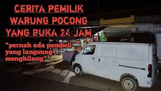 Pengakuan Pemilik Warung Pocong Yang Buka Di Kuburan 24 Jam Ada Pembeli Yang Langsung Menghilang