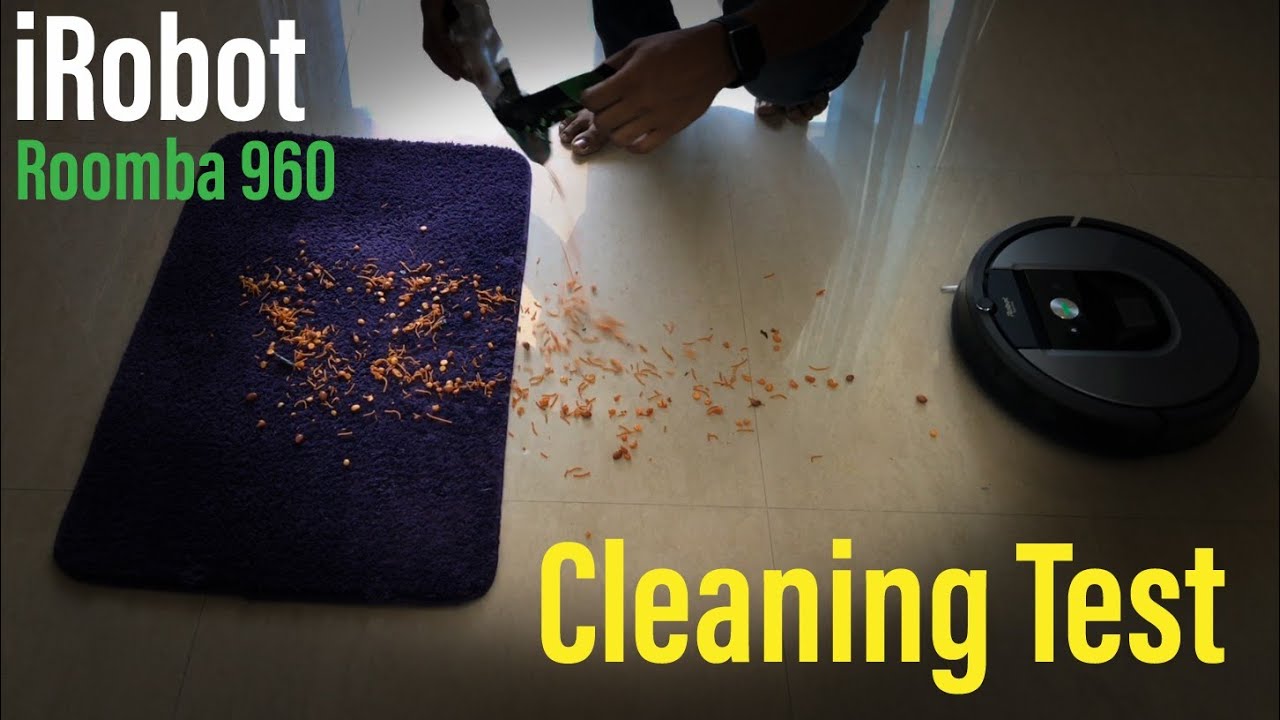 Roomba 960 Vacuum Cleaning Robot - Cleaning Test -