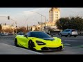 Crazy Mclaren 720S HighLighter Fluorescent Hexis Wrap!