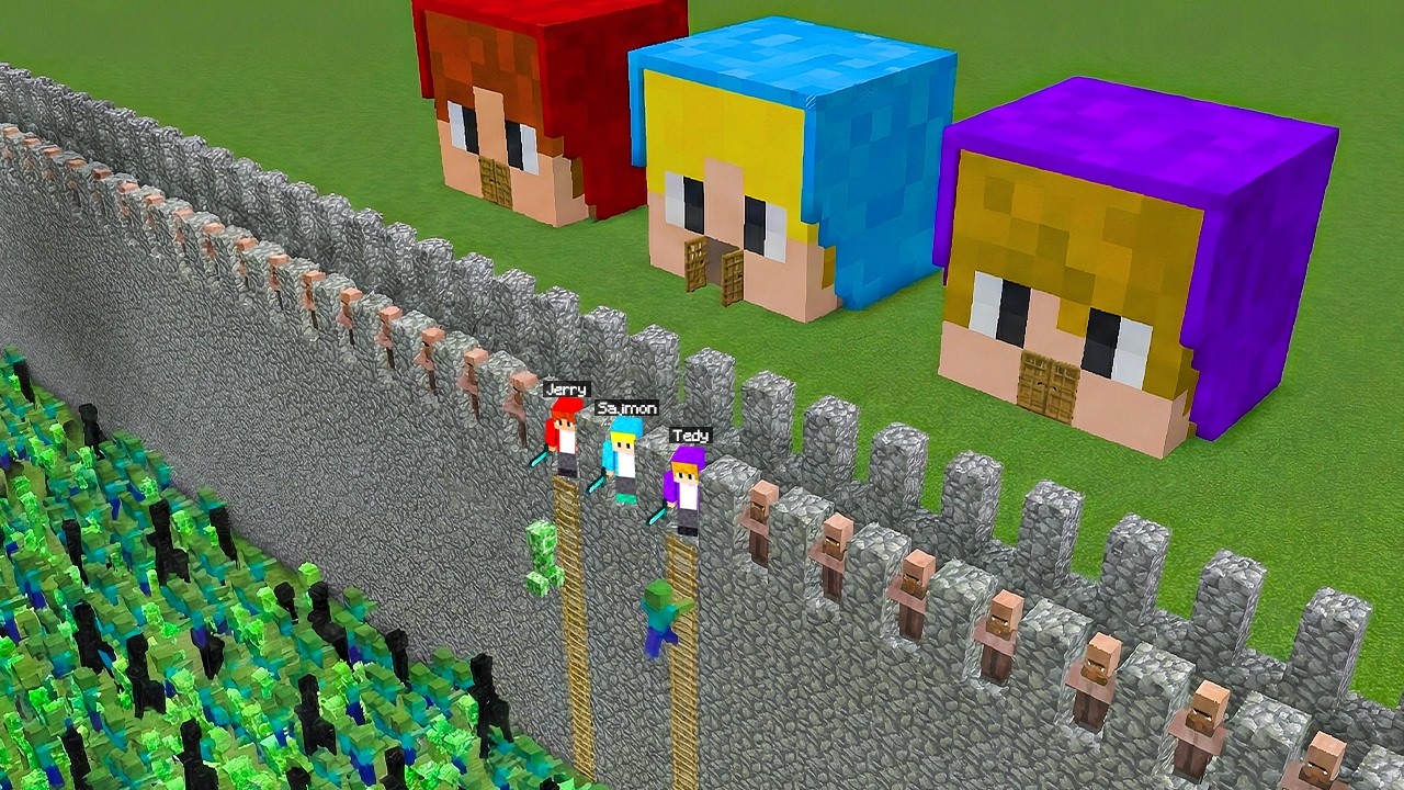 PILNUJĘ GRANICĘ MOJEGO MIASTA w MINECRAFT!