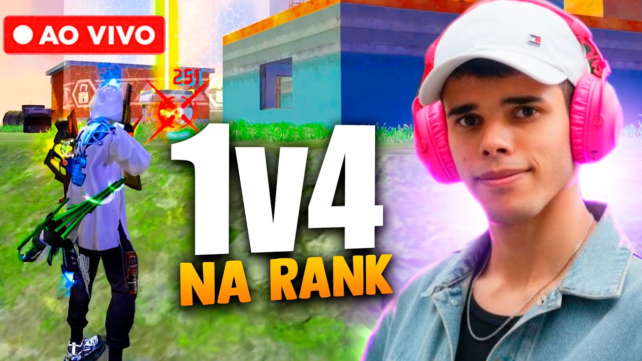 RANKEADA  1V4 FREE FIRE!