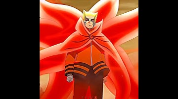 NARUTO USES BARYON MODE 😬 TO SAVE 🛟 BORUTO & SASUKE 🔥