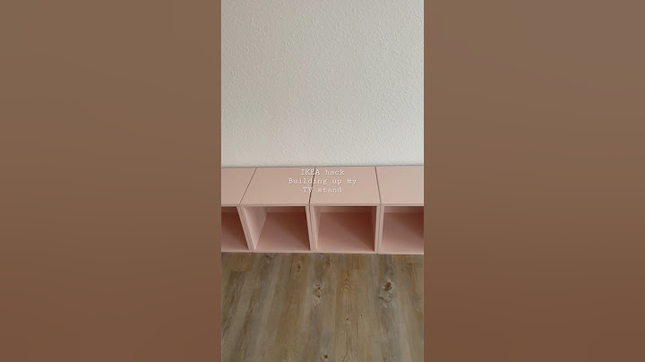 Building up my TV stand #ikeahacks @IKEA