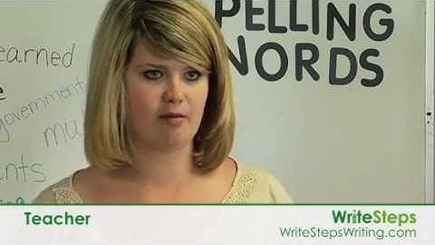 Paragraph Writing in a K-5 Common Core Writers Workshop - A teacher discusses WriteSteps