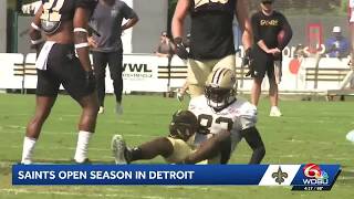 Saints running back Alvin Kamara back at practice, Cam Jordan out for season opener with injury