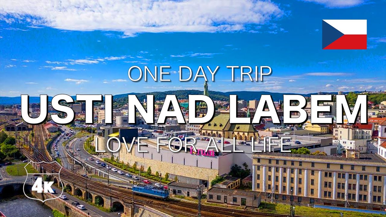 (📽⁴ᴷ⁶⁰) Usti Nad Labem. Still in love after 10 years. Virtual Walk at Love for All Life 4k UHD