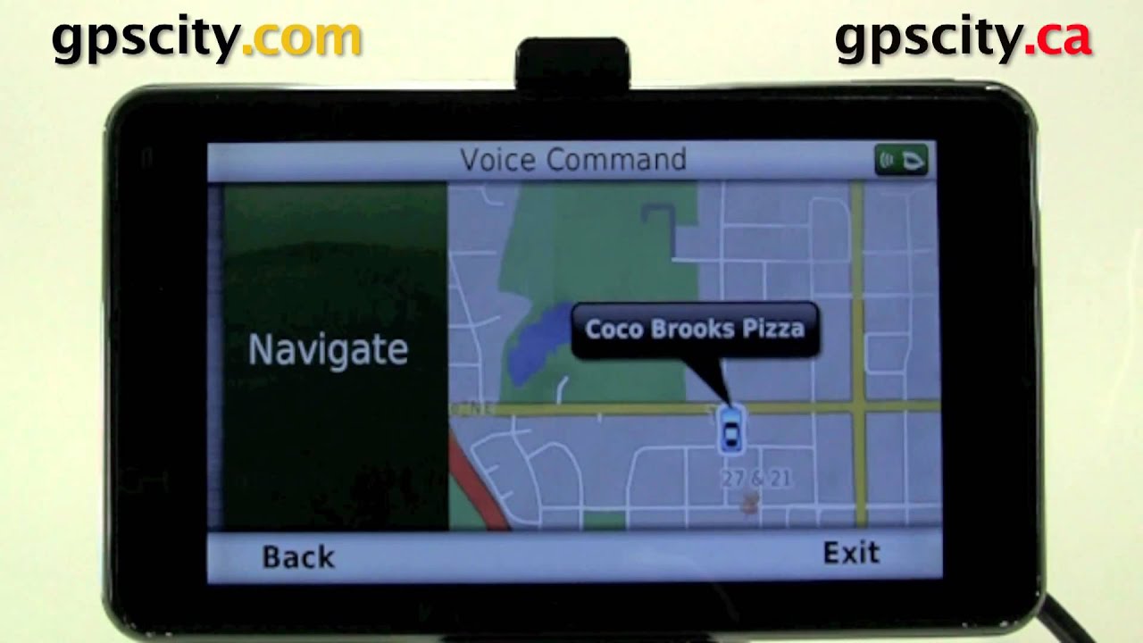 A quick look voice commands in the nuvi with GPS City - YouTube