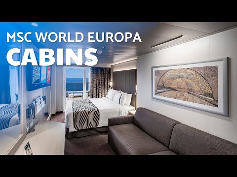 Msc World Europa - Cabins - Inside, Infinite Ocean View, Balcony, Aurea Suites - Staterooms