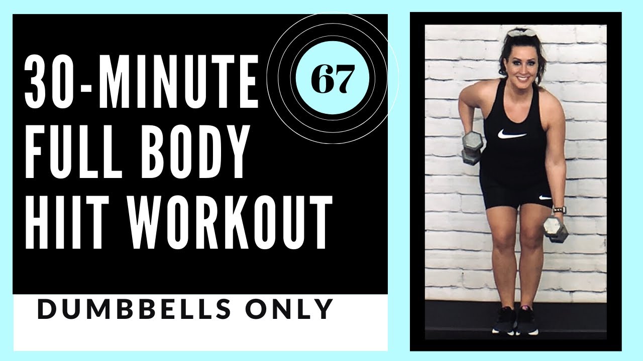 Fat Burning 30 Minute Hiit Workout // Full Body Hiit Home Workout - YouTube