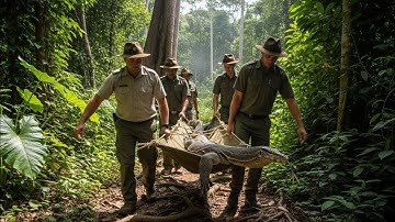 Brave Heroes save graedy monitor lizard from dangerous giant mutant phytons attack 🦎🥨