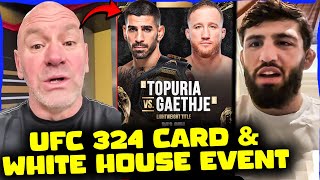 Dana White Announces Huge Ufc Event, Topuria Vs Gaethje Headline Ufc 324, Arman Tsarukyan Goes Off