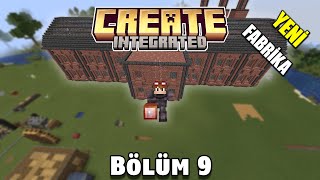 Yeni Fabrika Binamız ! | Create Integrated | Modlu Minecraft Türkçe Bölüm  9