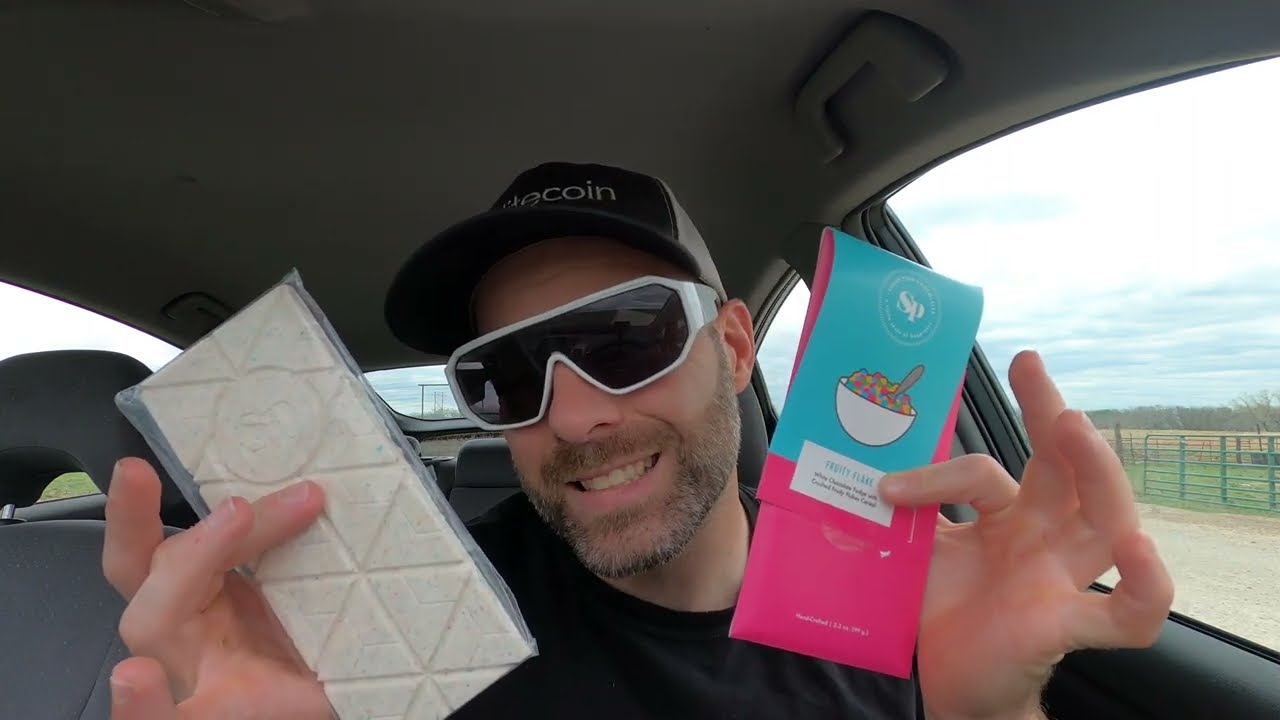 Sugar Plum Chocolates - Fruity Flake White Chocolate Bar Review