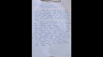 Feedback to the principal Madam from Teacher #english #education