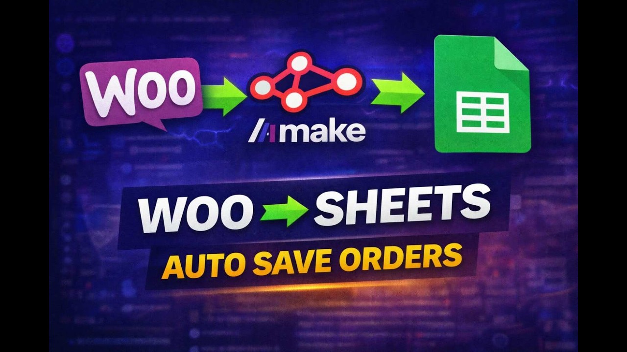 WooCommerce to Google Sheets automation tutorial