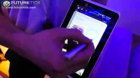 HTC Flyer stylus note taking hands-on