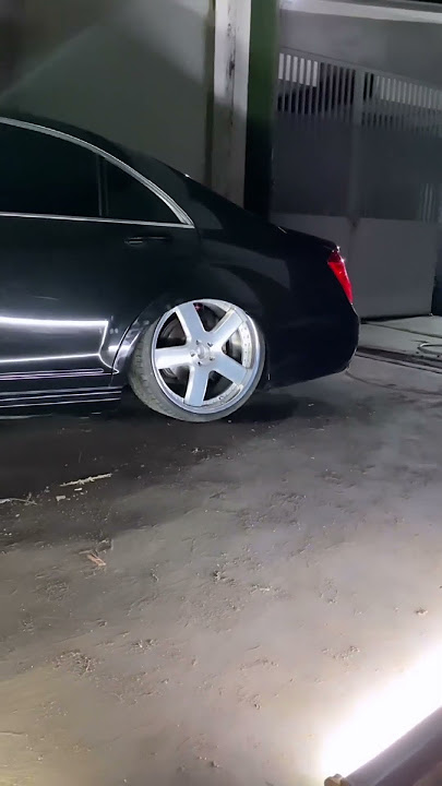 PASANG AIRSUSPENSI DIMOBIL BENZ W221 💯 #modifikasi #ceper #mobil #airsuspension #airbft