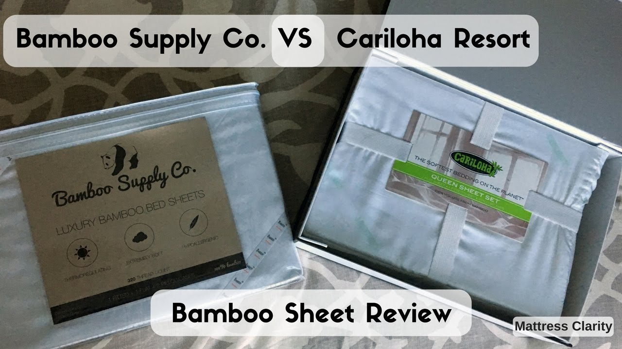 bamboo supply co vs cariloha resort bamboo sheet review youtube cariloha resort sheets review