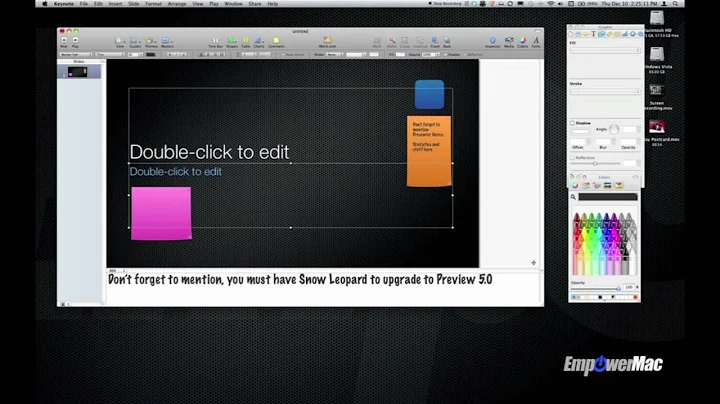 Keynote for Beginners - Episode 3 - Format Bar, Comments and Presenter Notes