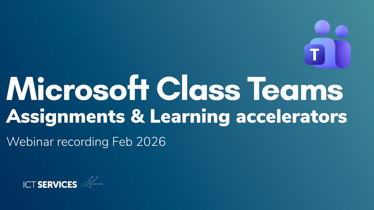 Microsoft Class Teams - Assignments & Learning accelerators - webinar ...