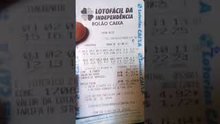 Hitting 12 Points In The Lotofacil Megasena Lottery