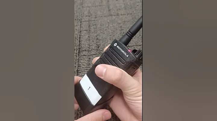 How to put a Motorola RM series radio into Programming Mode #motorola #walkietalkie #technology
