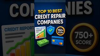 Top 10 Best Credit Repair Companies. #ytshorts #top10