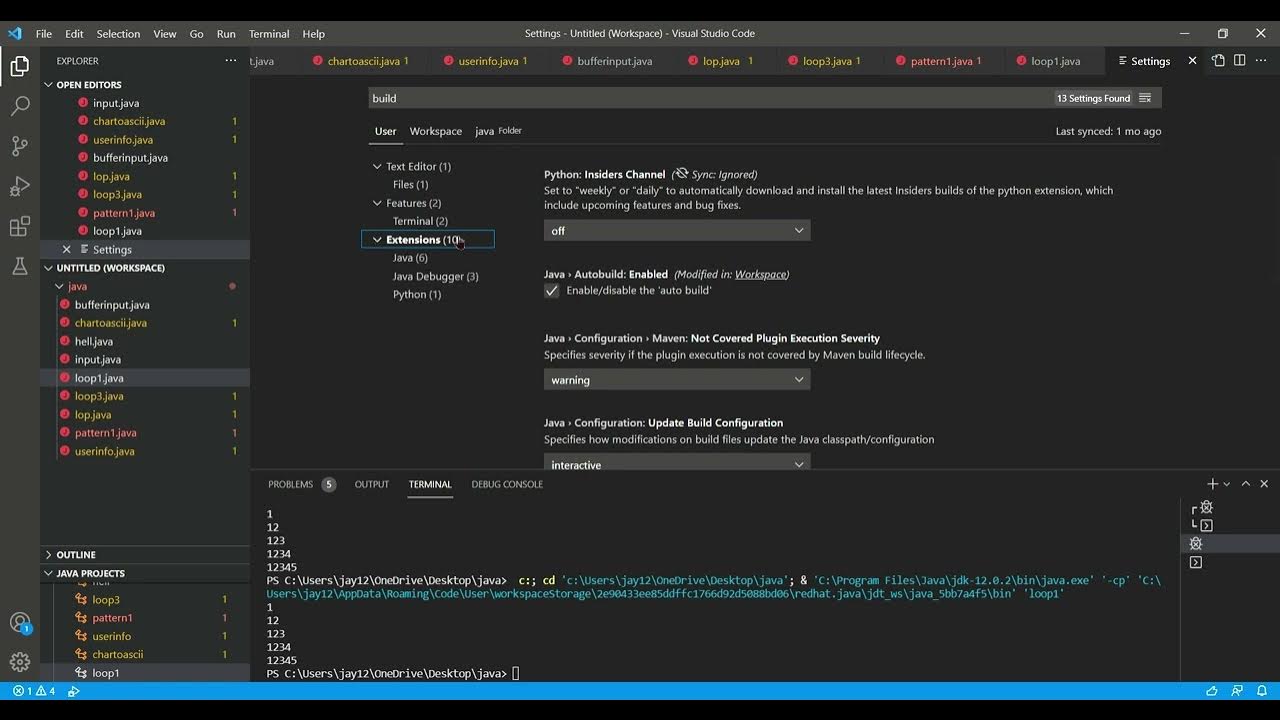 build failed fix vs code - YouTube
