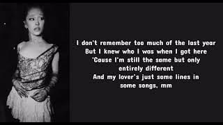 Ariana Grande ~ Hampstead lyrics