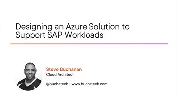 Azure Skills: Supporting SAP Workloads Course Preview