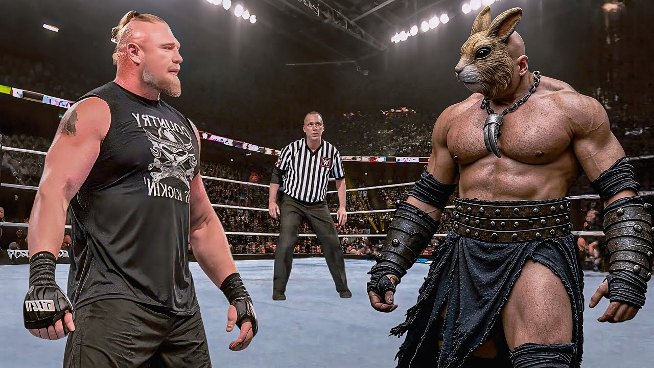 FULL MATCH - Brock Lesnar vs Rambling Rabbit | Iron Man Match | WWE Jun ...