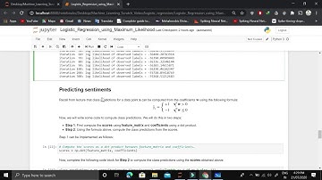 Logistic Regression from Scratch based on Maximum Likelihood Estimation using Gradient Ascent