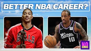 Full Better NBA career: Derrick Rose or DeMar DeRozan Guide