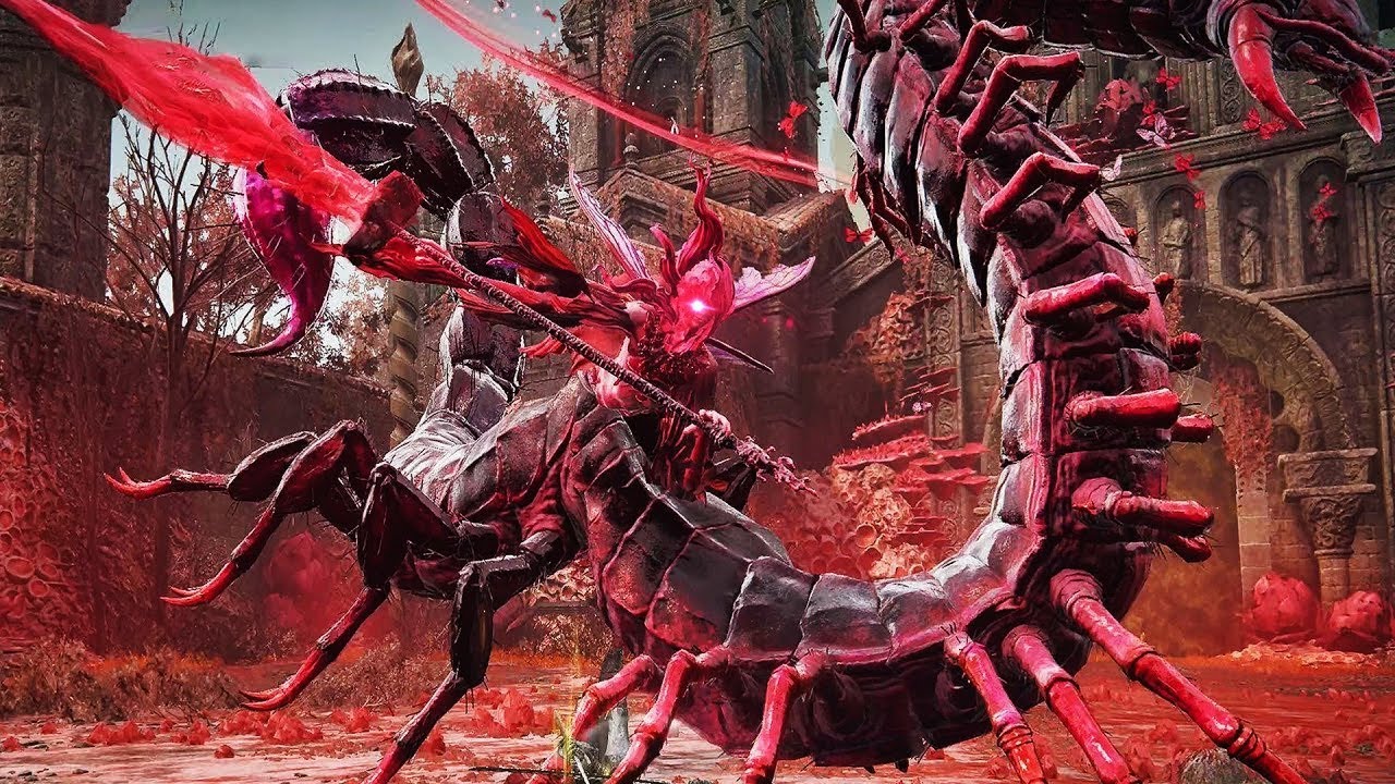 Centipede Quelaag in Elden Ring DLC YouTube