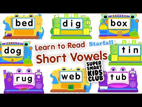 Short Vowels With StarFall Learn To Read On IPhone