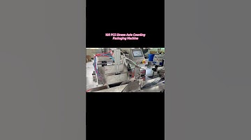 100 PCs Drinking Straws Counting Packing Machine #strawpackingmachine #automaticcountingmachine