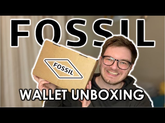 FOSSIL WALLET UNBOXING | Everett Card Case Bifold - YouTube