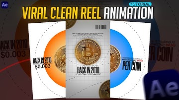 Edit Viral Insta Reels in New Style | Clean Style Infographic Reel | After Effects Tutorial | Part-7