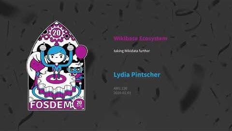 Wikibase Ecosystem: taking Wikidata further - Lydia Pintscher