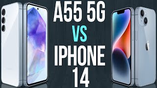 A55 5G vs iPhone 14 (Comparativo & Preços)