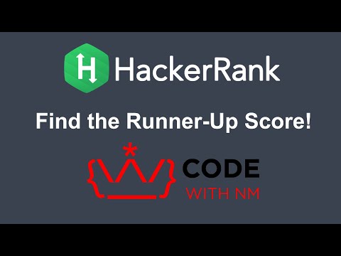 Find the Runner-Up