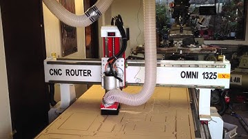 Omni CNC cutting MDF