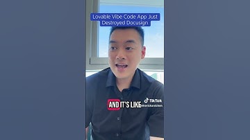 💖 Lovable Vibe Code App Just Destroyed Docusign 💥