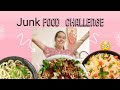 Living on junk food for 24 hours challengenitya choprafoodchallenge challenge viral 